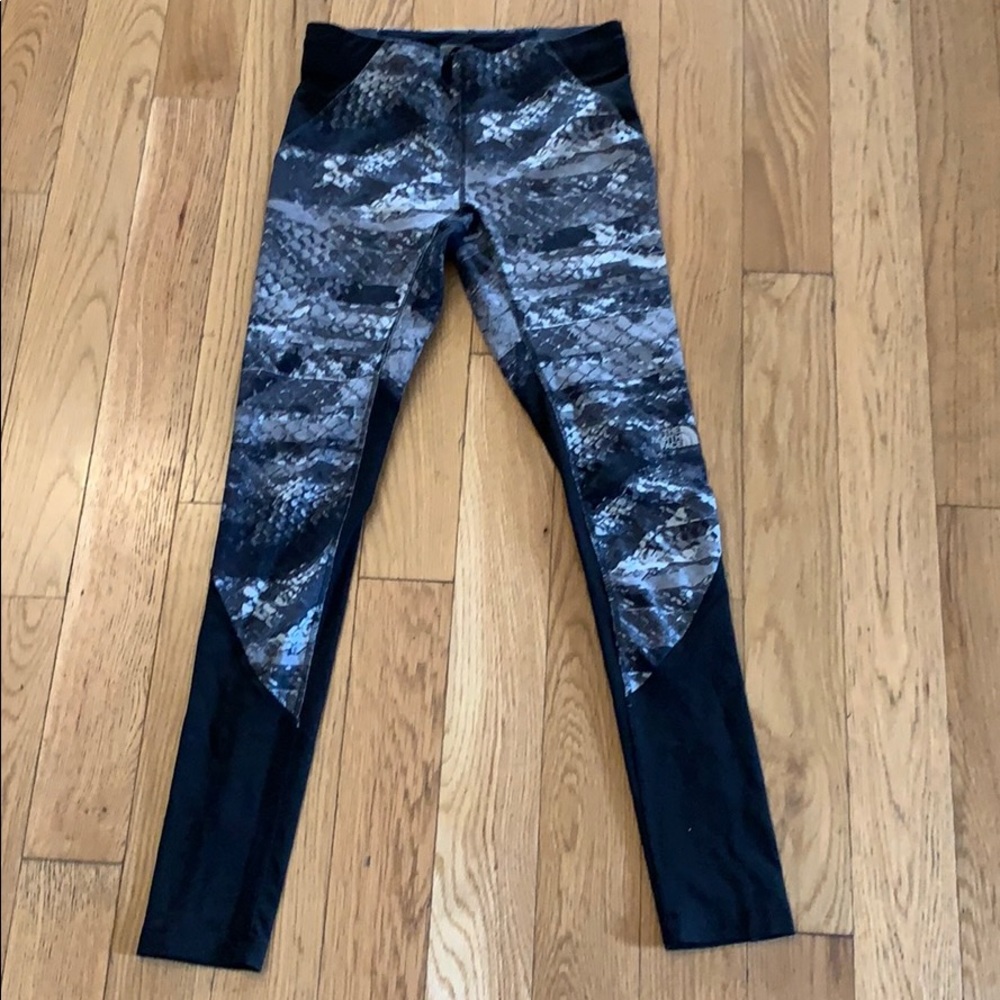 North Face snakeskin printed running legging